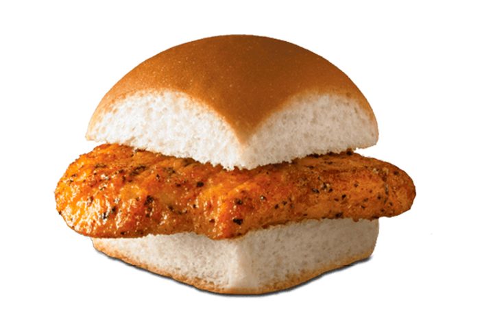 White Castle Savory chicken slider