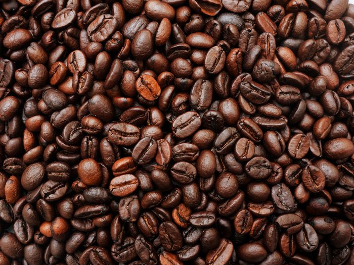 Coffee texture.Coffee background.Coffee beans.Coffee aroma.