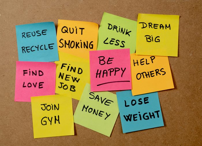 new years resolutions