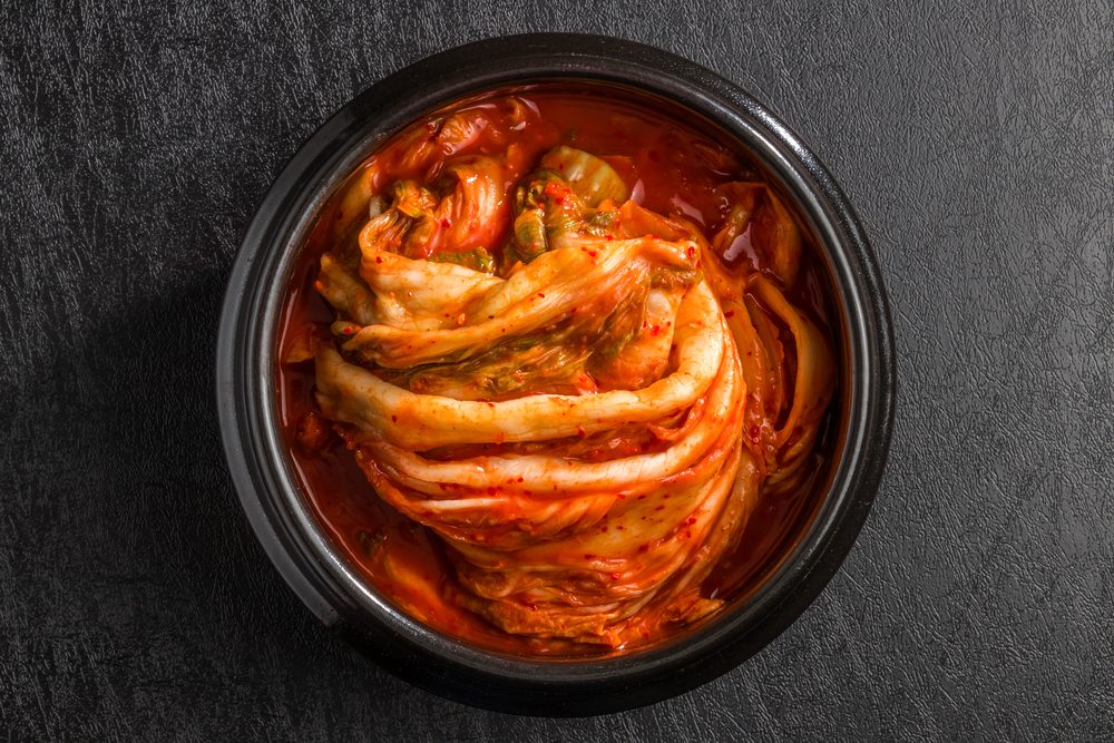 kimchi or Chinese cabbage in a bowl