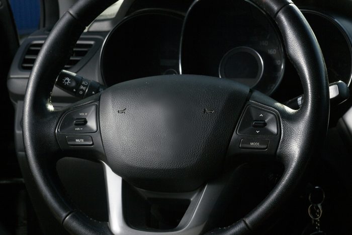 Interior view of car with salon