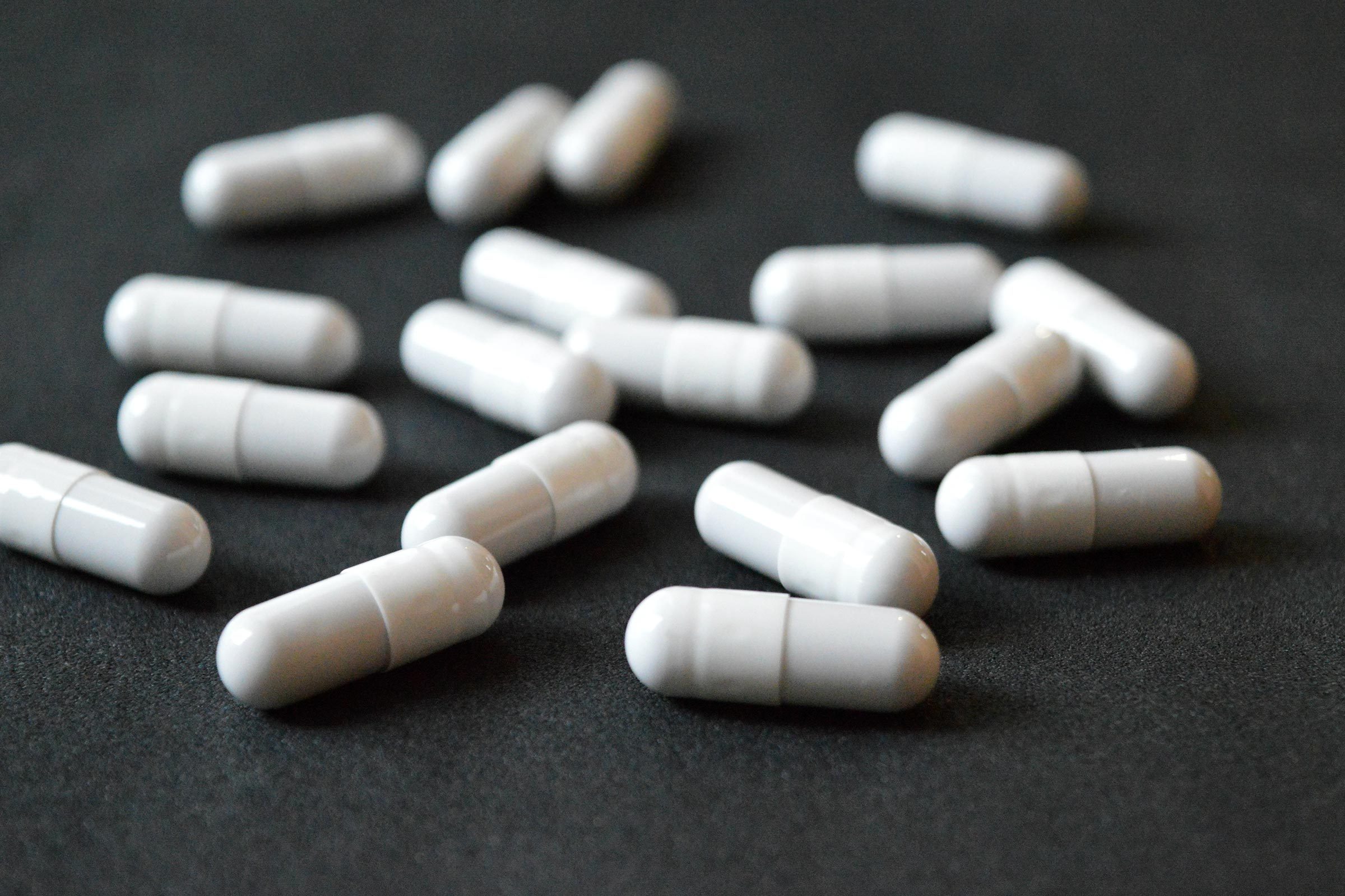 white pills