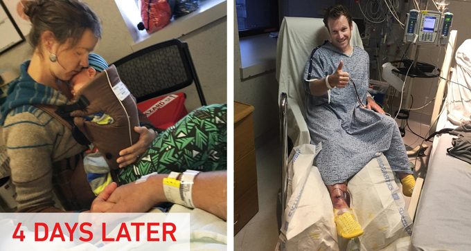 Man in hospital after snake bite