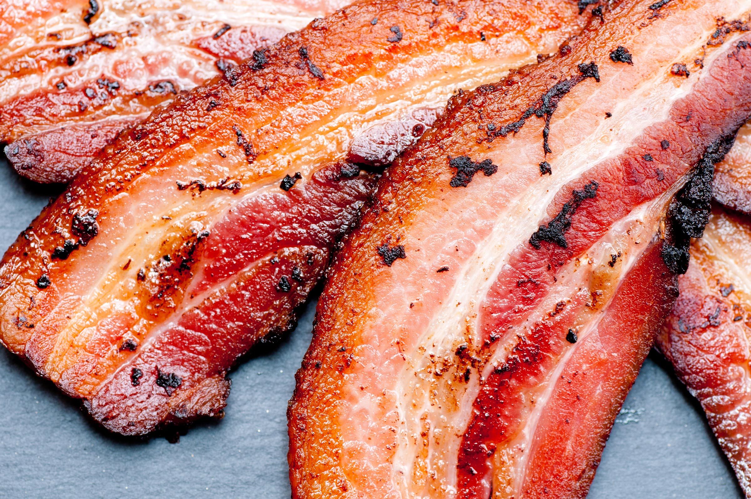 crispy organic heritage smoked bacon from a local organic farm