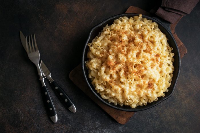 Mac and cheese in a bowl