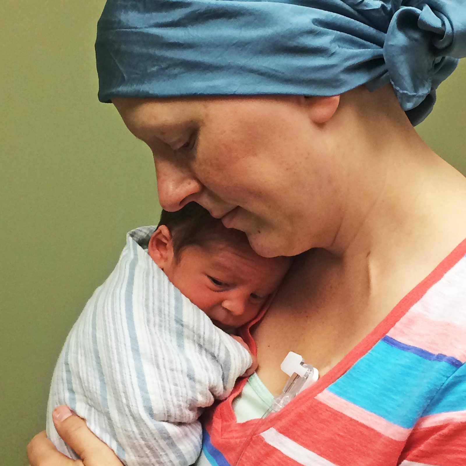 Stephanie Rushton Partridge chemo baby