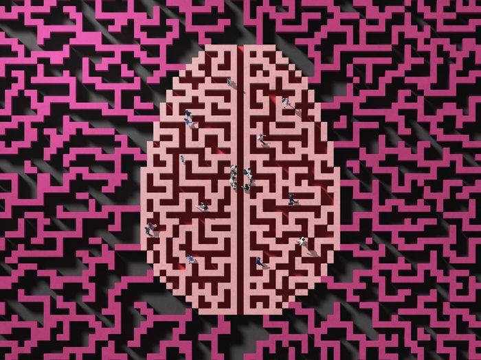 brain maze concept