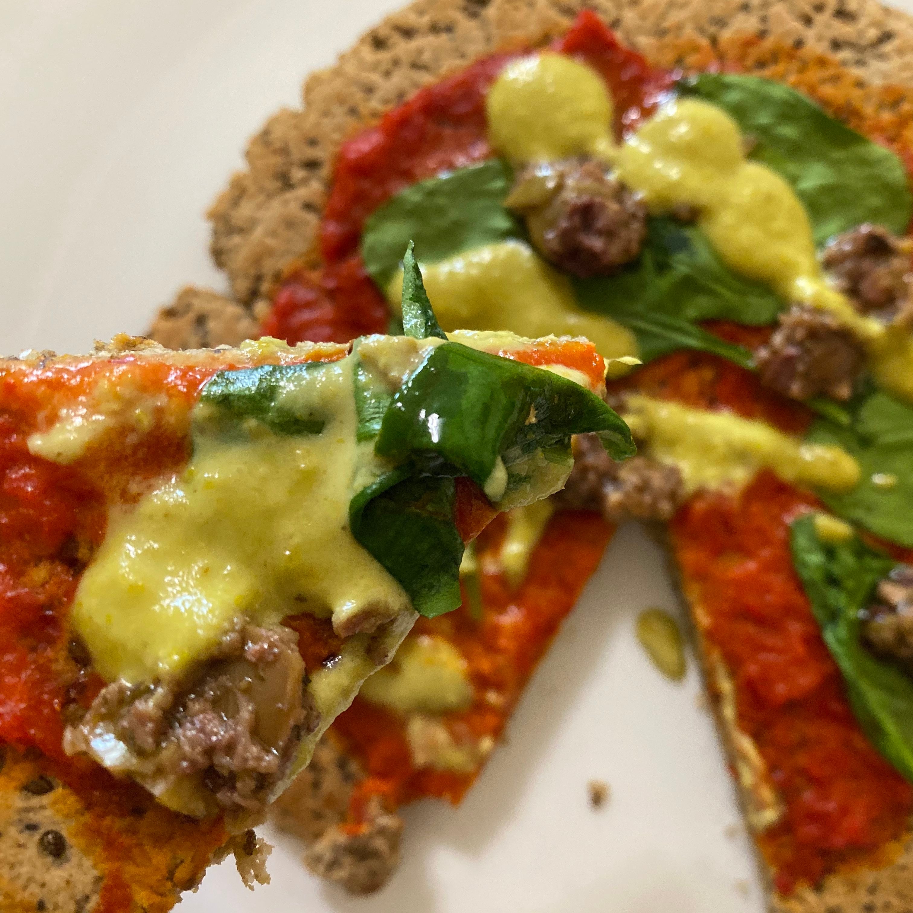 protein veggie pizza