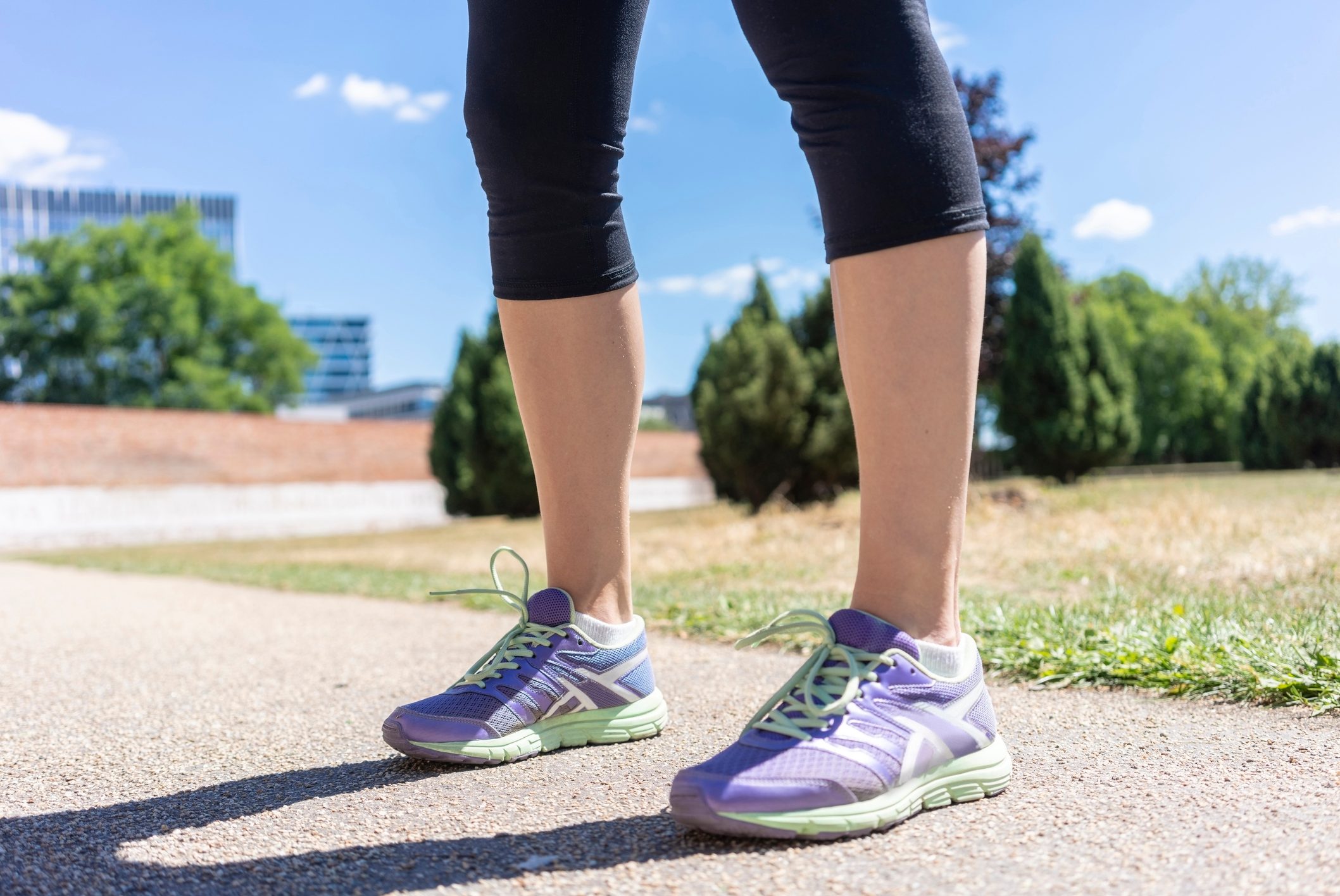 cropped shot of woman's legs