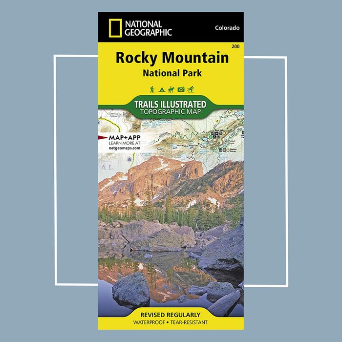 national geographic hiking trail map