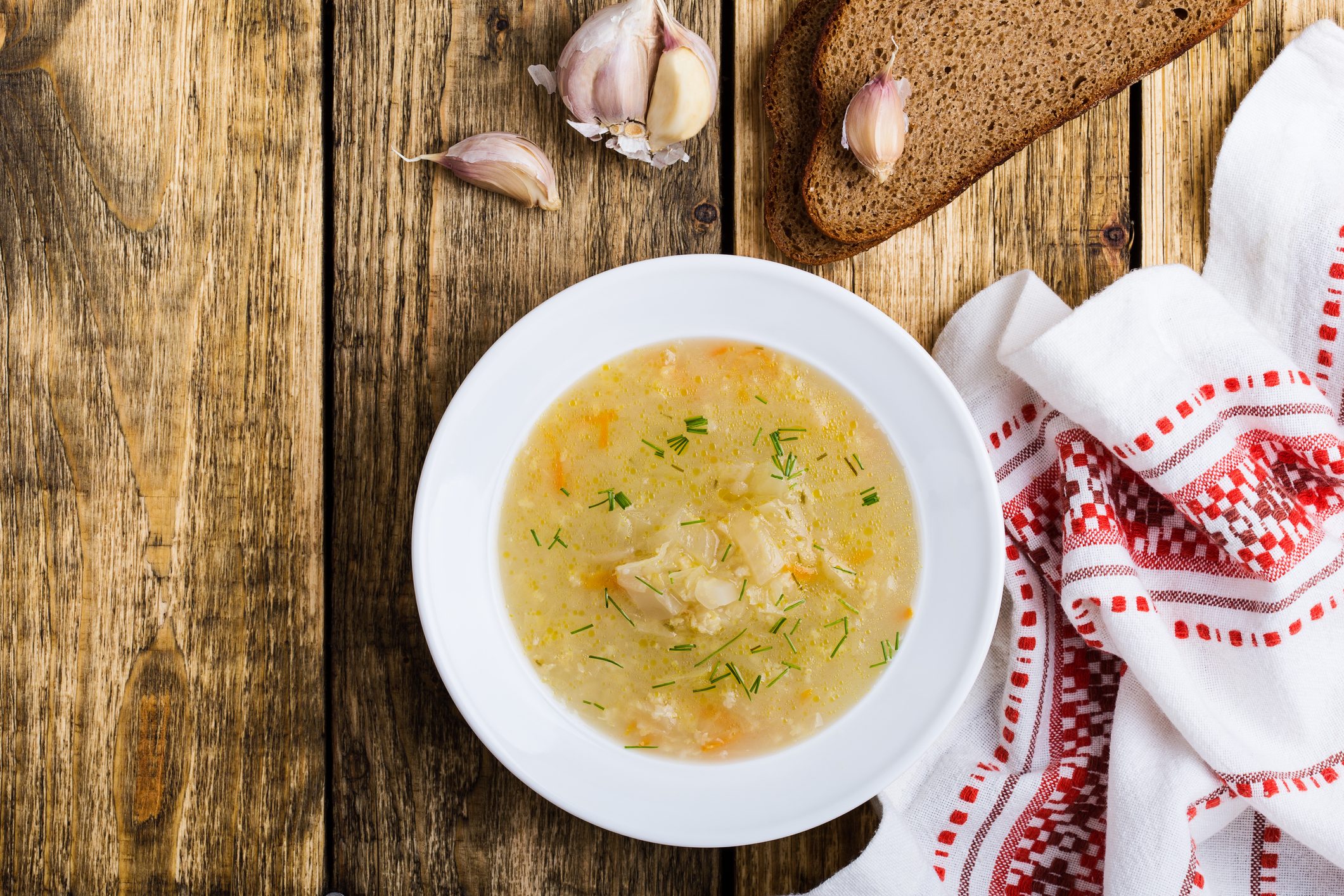 Kapusniak, traditional Ukrainian sauerkraut soup