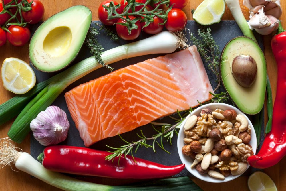 Foods Items High in Healthy Omega-3 Fats.