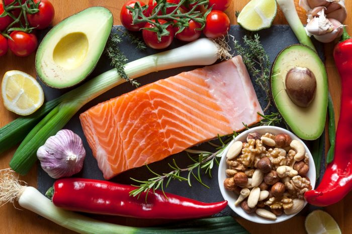 Foods Items High in Healthy Omega-3 Fats.