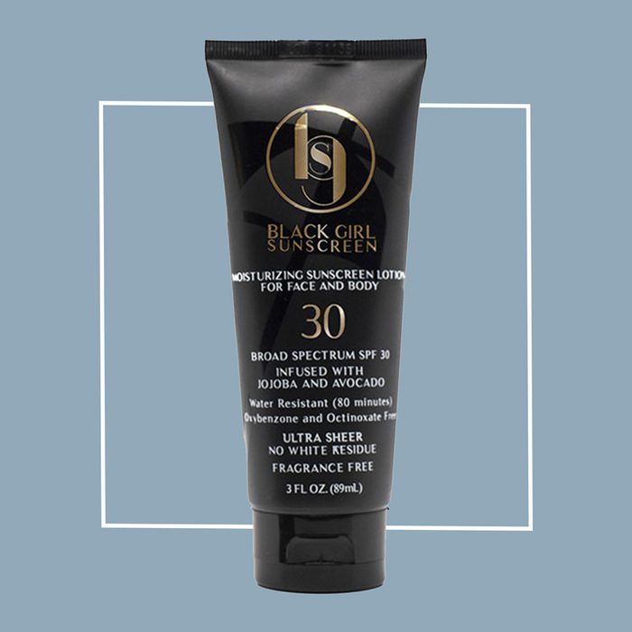 black girl sunscreen