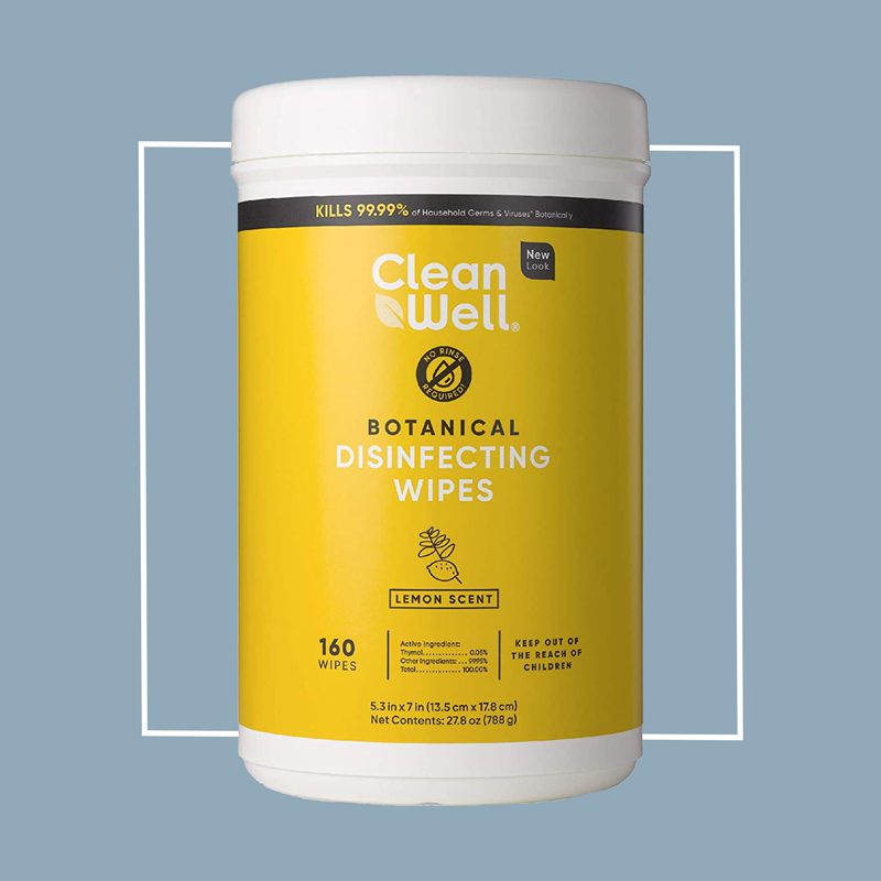 CleanWell Botanical Disinfecting Wipes (Cleanwell LLC Benefect Botanical Daily Cleaner Disinfectant Towelette)