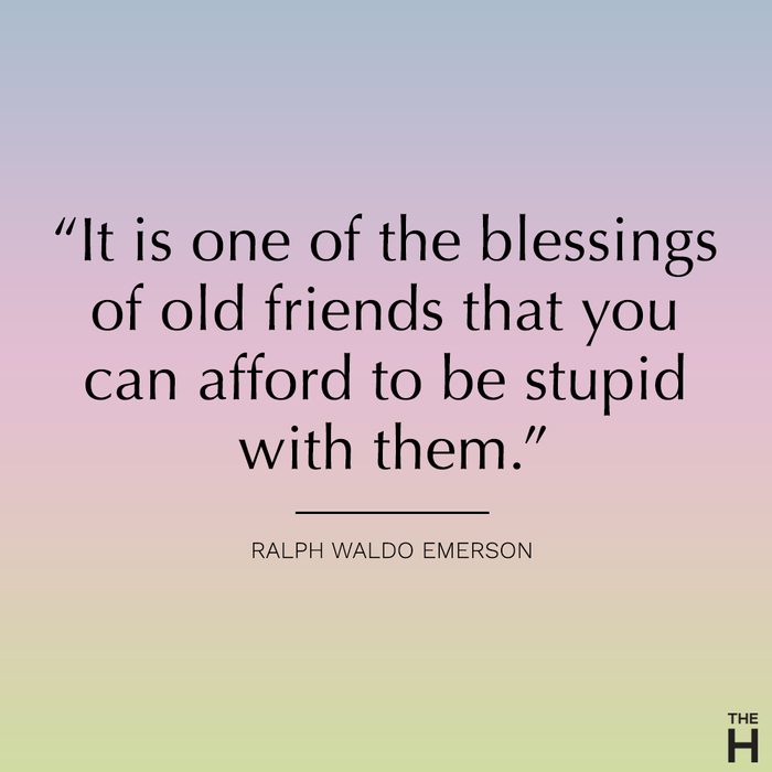 ralph waldo emerson funny friendship quote