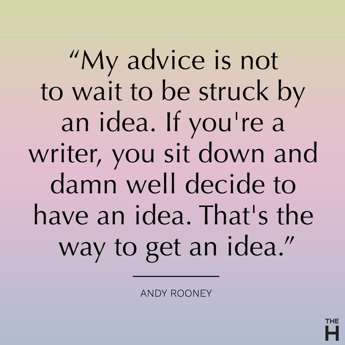 andy rooney funny motivational quote