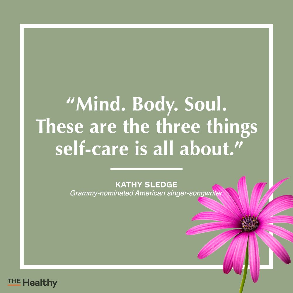 kathy sledge self care quote