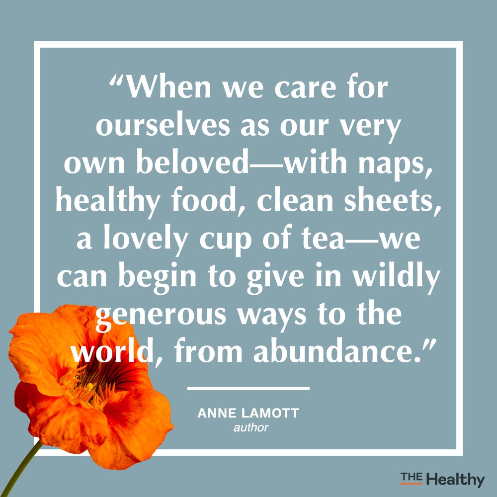 anne lamott self care quote