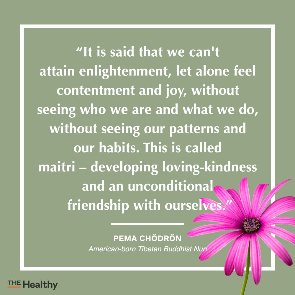 pema chodron self care quote