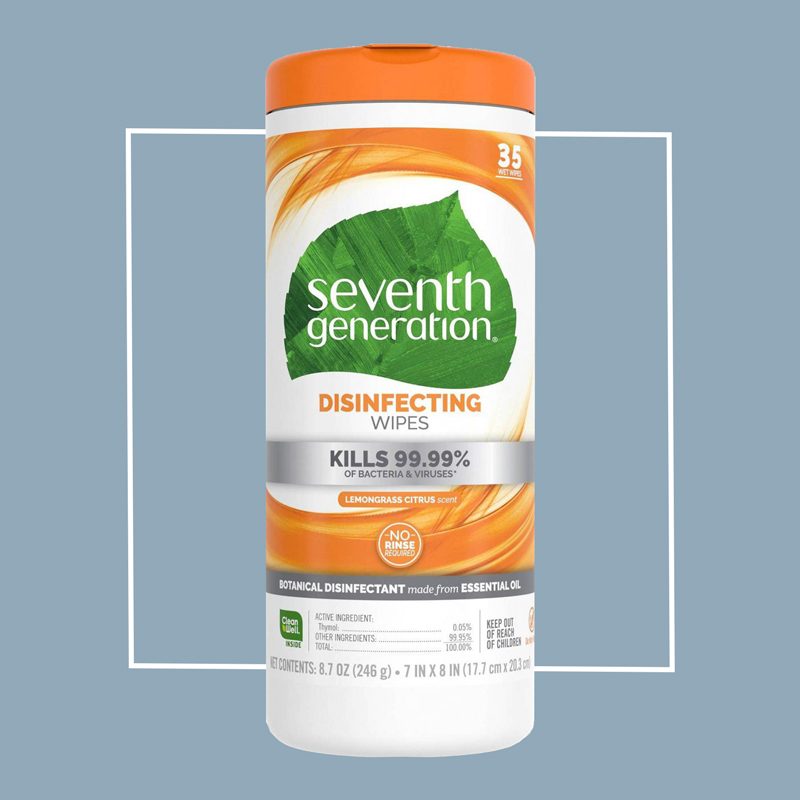 Seventh Generation Disinfecting Wipes (Cleanwell LLC Benefect Botanical Daily Cleaner Disinfectant Towelette)