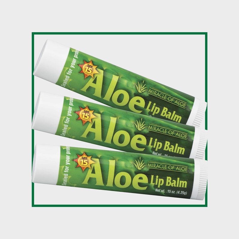 3-Pack SPF-15 Sunscreen Aloe Lip Balm