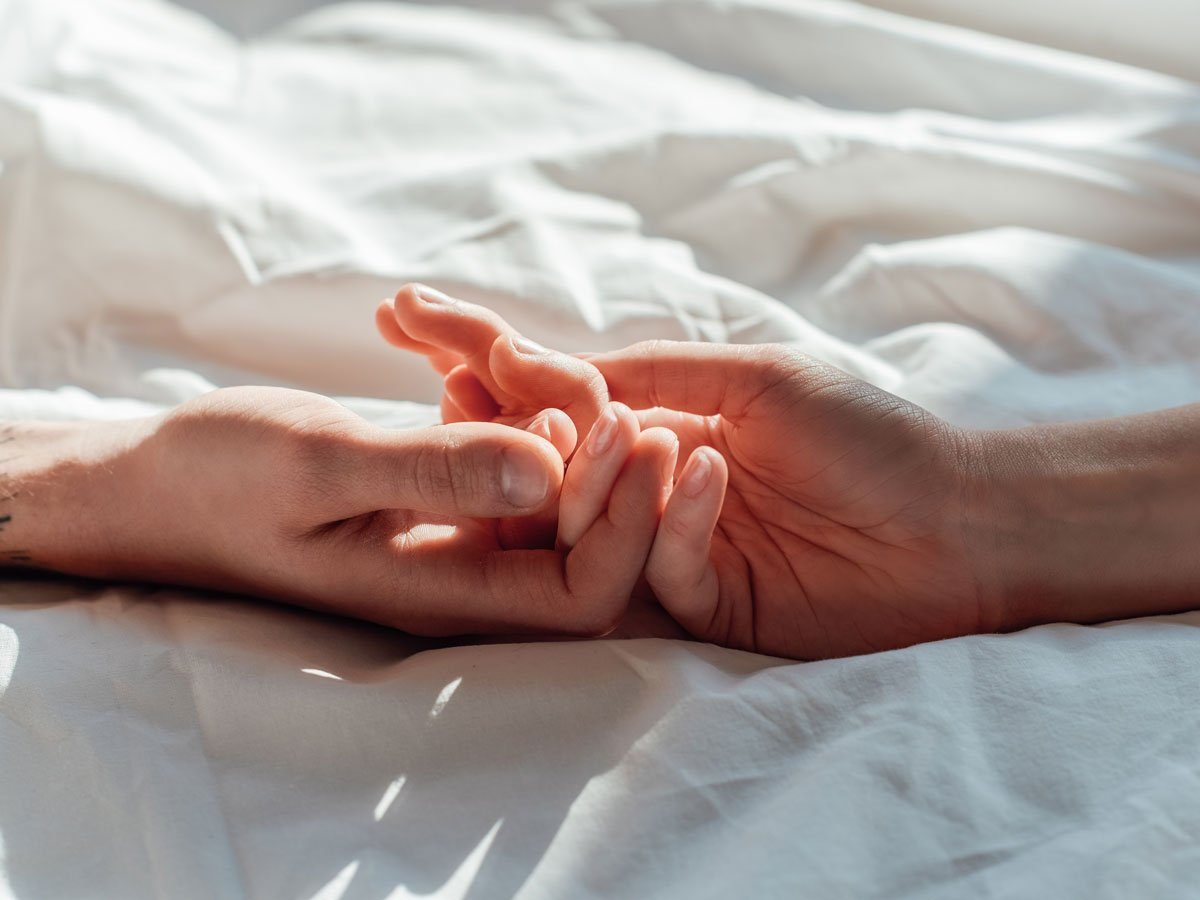 have better sex | holding hands