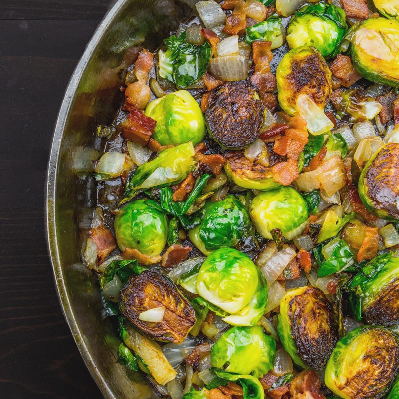 balsamic roasted veggies with toasted tumeria chia seeds