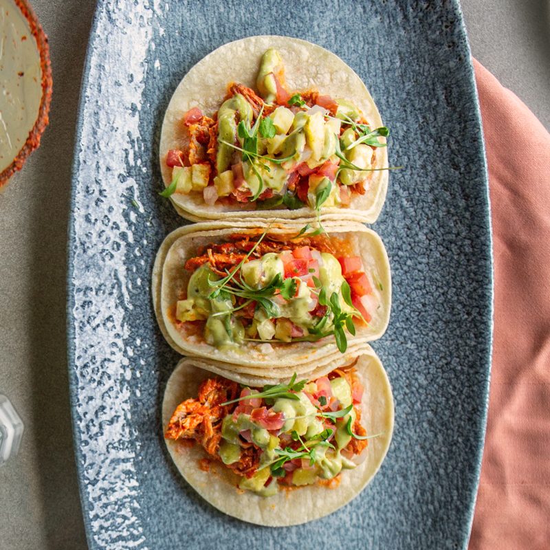 Chef Robert Carr jackfruit tacos