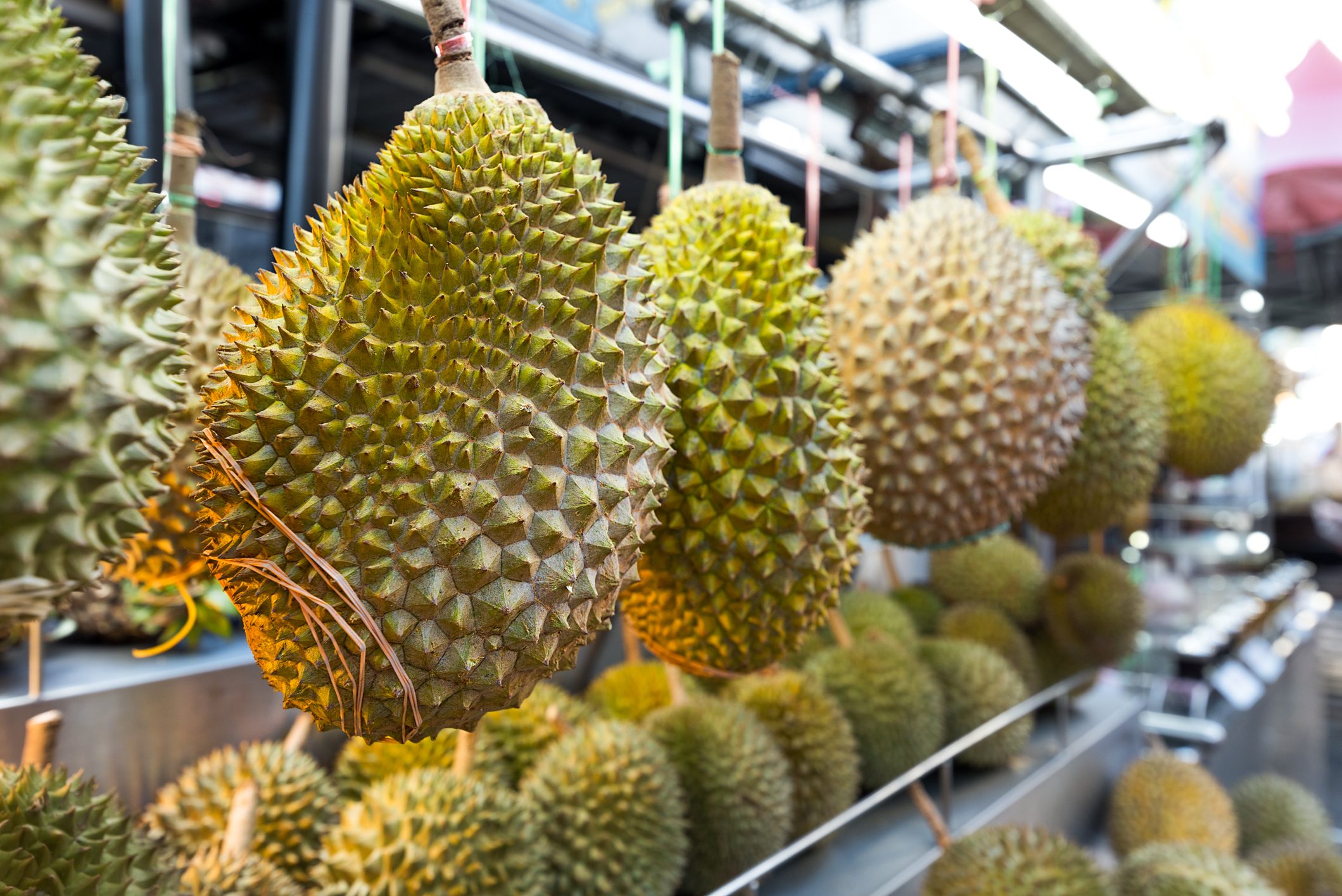 Close-Up Of Jackfruit At Store