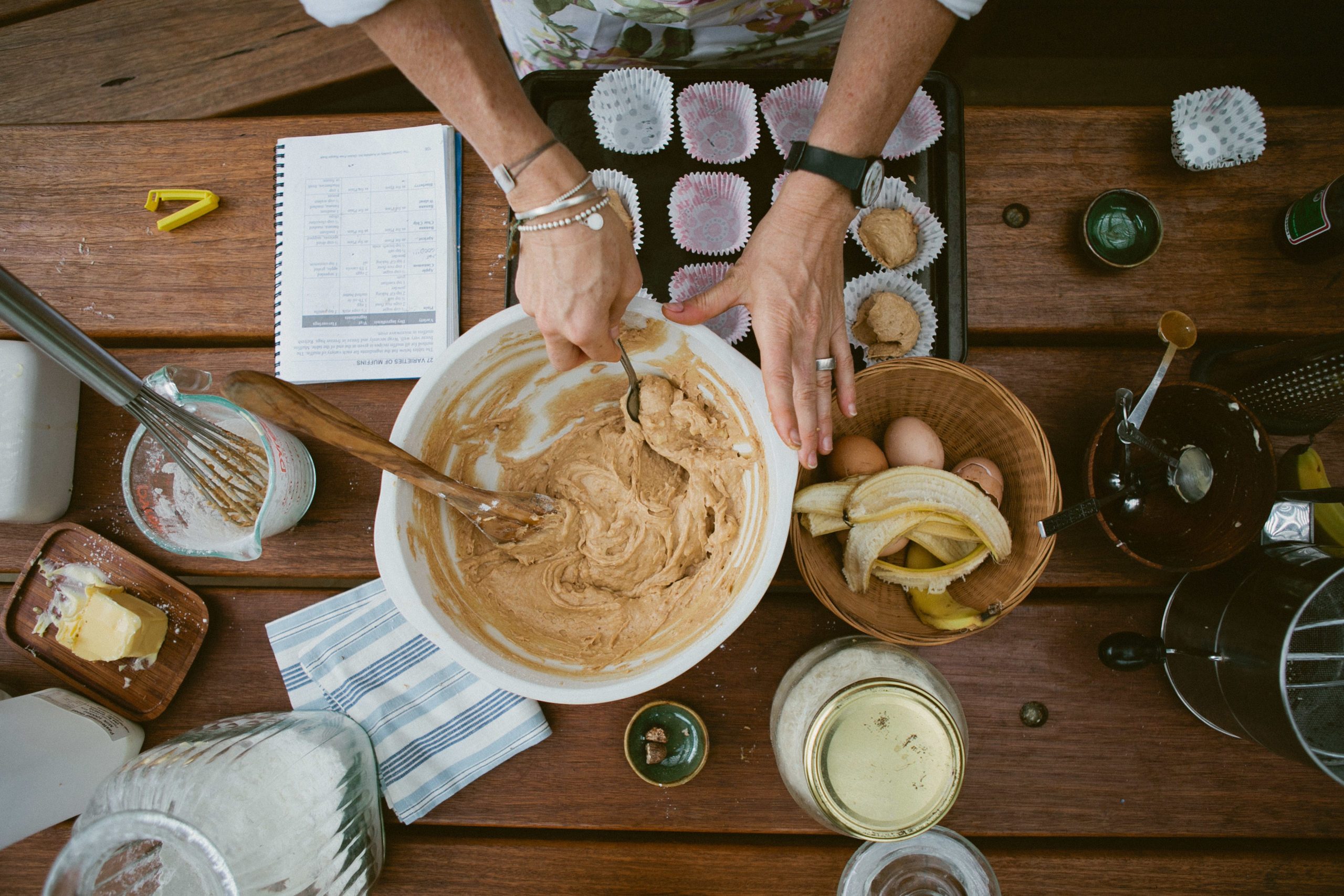 Mixing ingredients