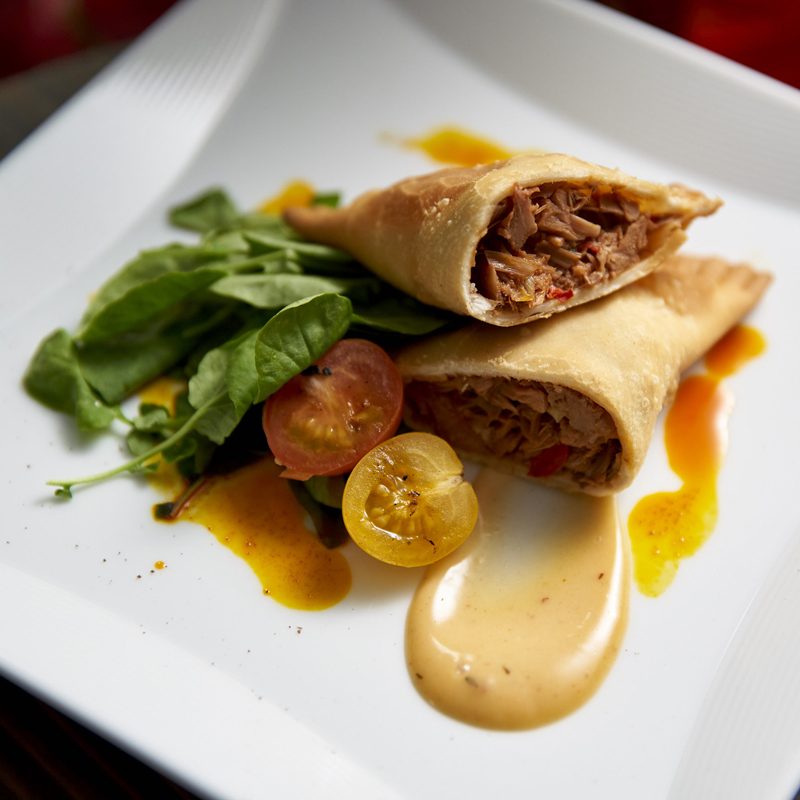 Miami Beach Convention Center jackfruit empanadas