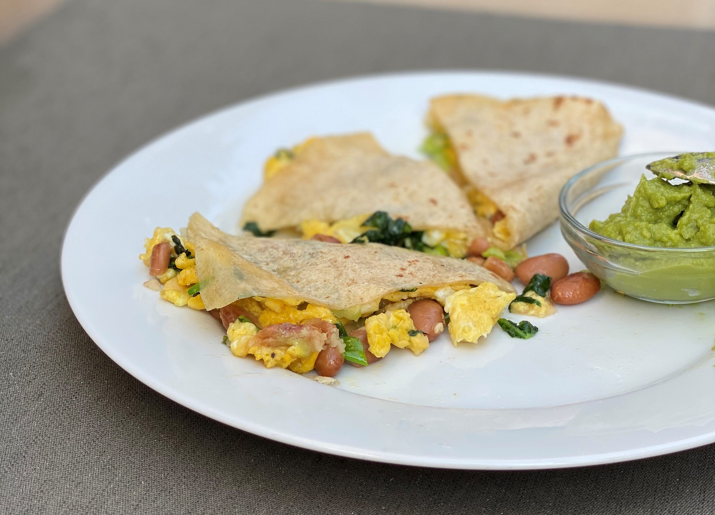 healthy breakfast quesadilla