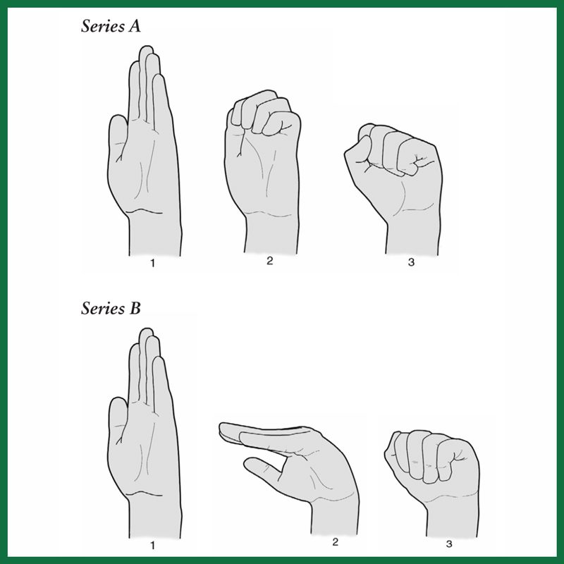 tendon glides for carpal tunnel syndrome