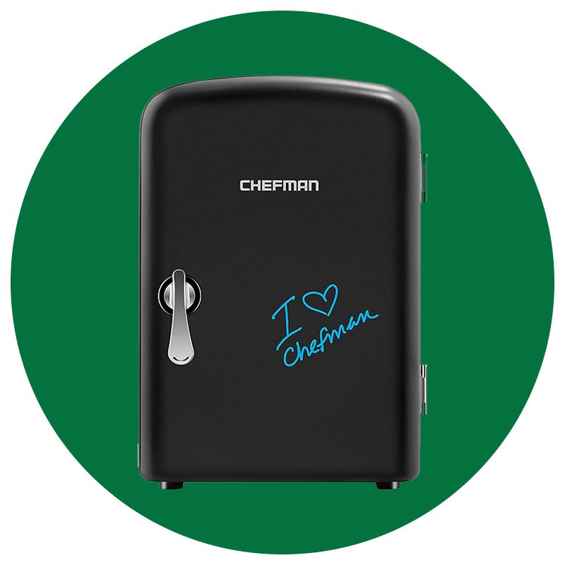 Chefman Mini Portable Eraser Board Personal Fridge