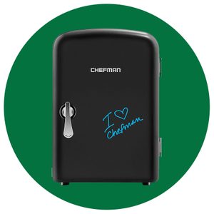 Chefman Mini Portable Eraser Board Personal Fridge