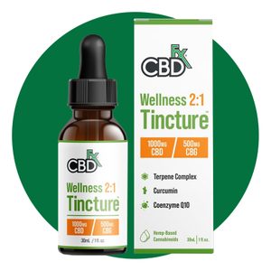 CBDFx CBD + CBG Oil Wellness Tincture