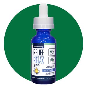 CBDistillery Relief + Relax Broad Spectrum CBD Oil Tincture