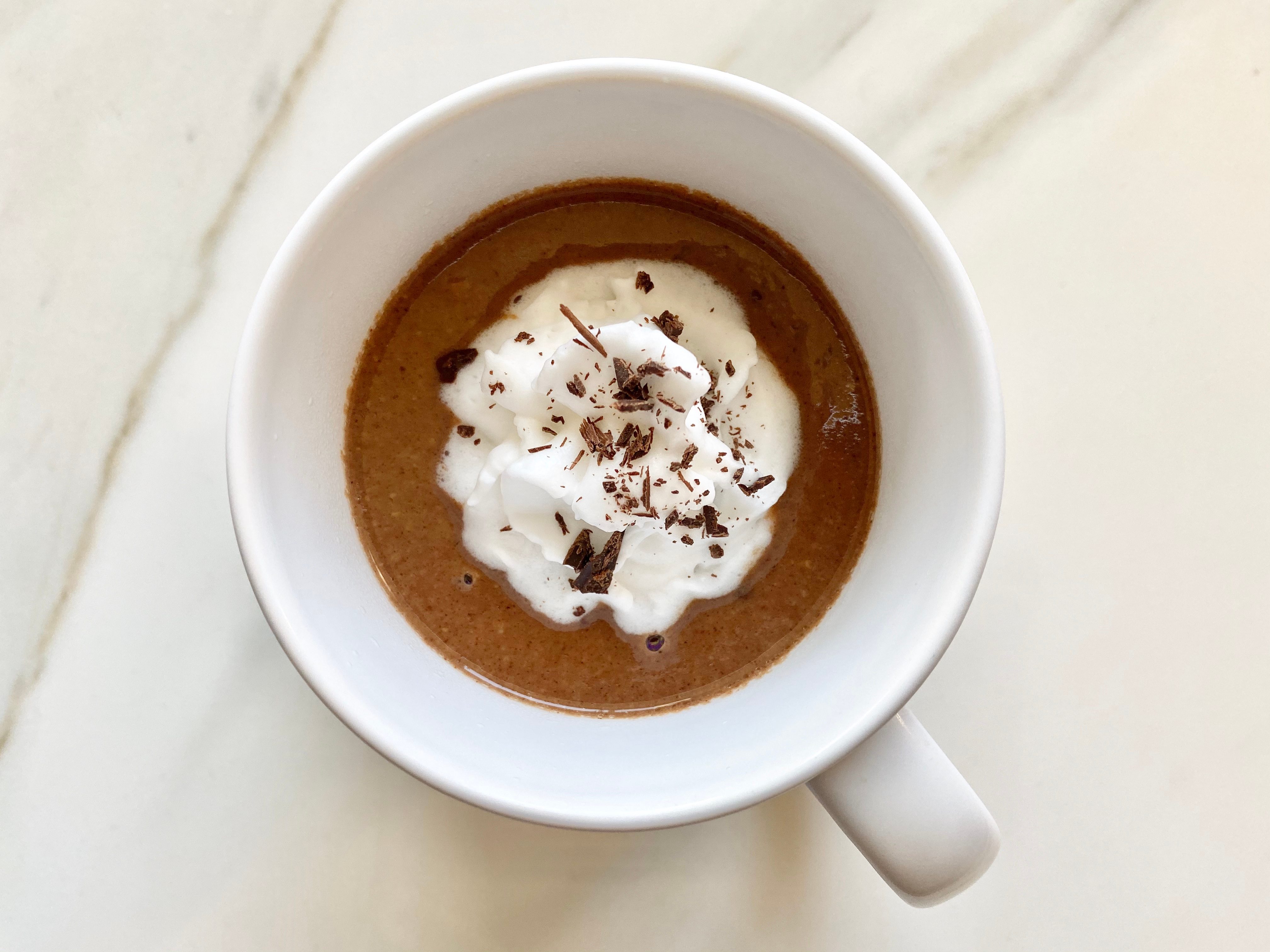 healthy vegan hot chocolate