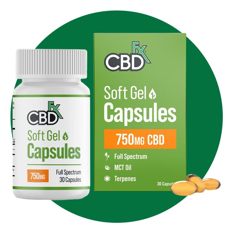 CBDfx CBD Soft Gel Capsules