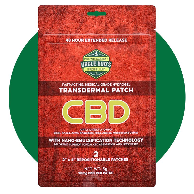 Uncle Bud's 20 mg CBD Transdermal Patch