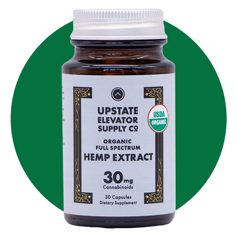 Upstate Elevator Supply Co Organic Full Spectrum CBD Capsules