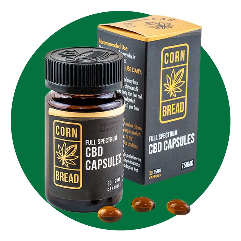 Cornbread Full Spectrum CBD Capsules