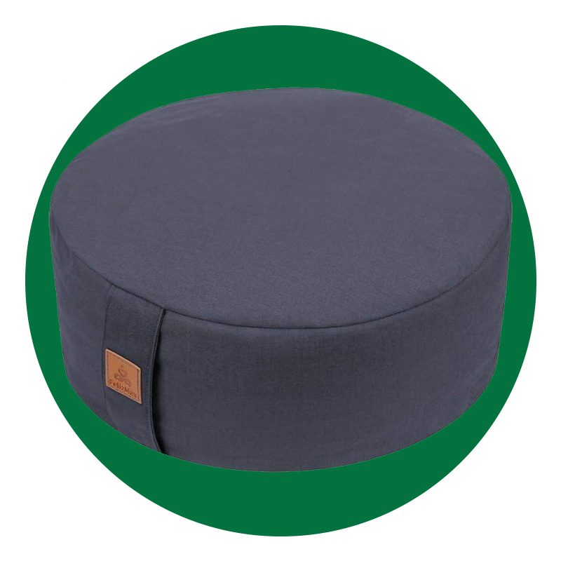 Felixmax Zafu Buckwheat Meditation Cushion