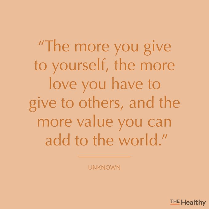 self love quote card