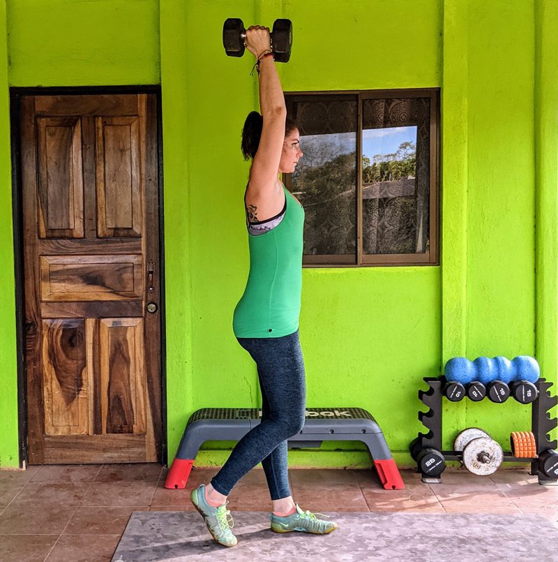 Overhead Farmers Walk Exercise01