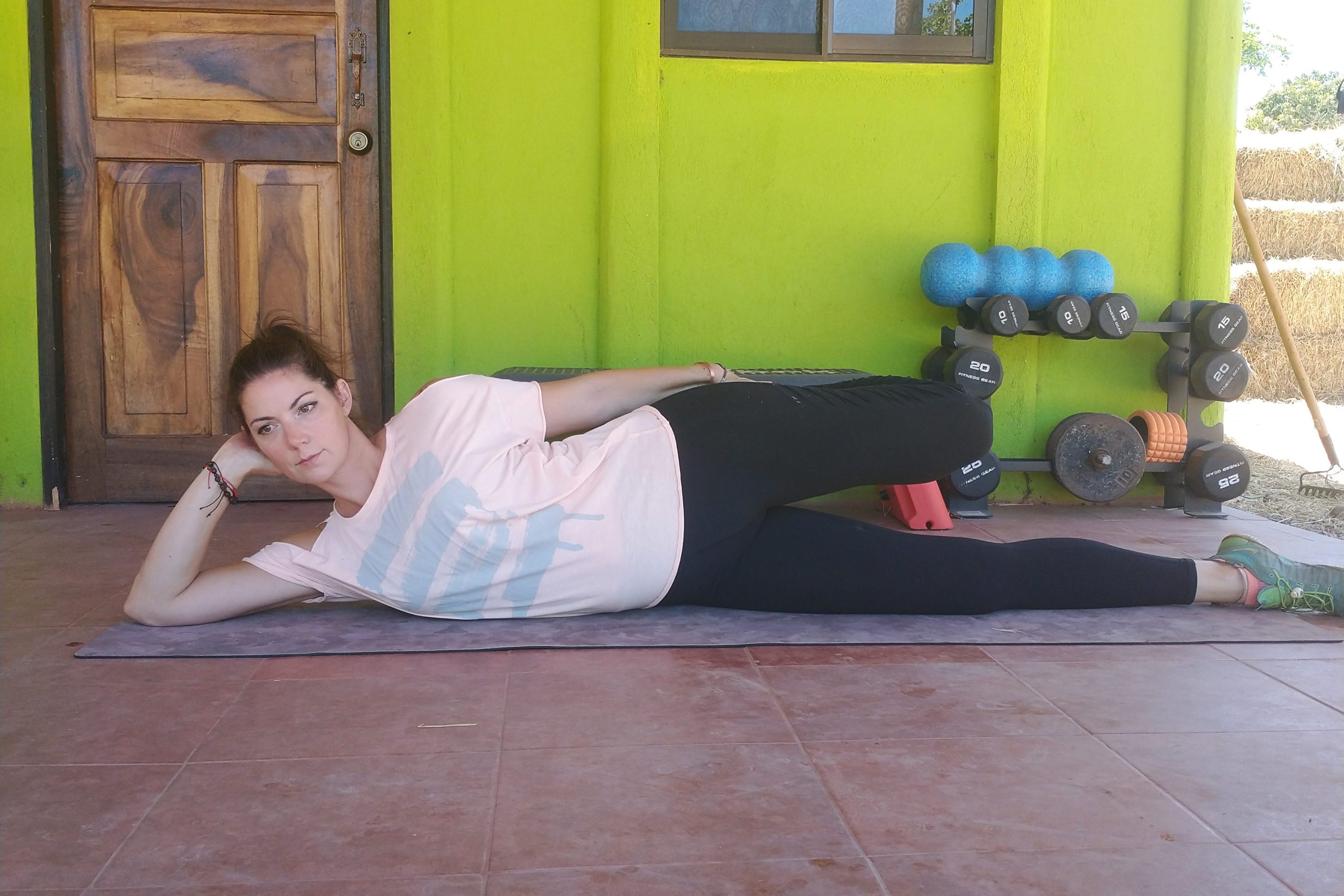 Side Lying Quad Stretch