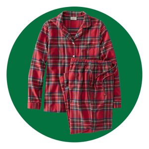 Womens Scotch Plaid Flannel Pajamas