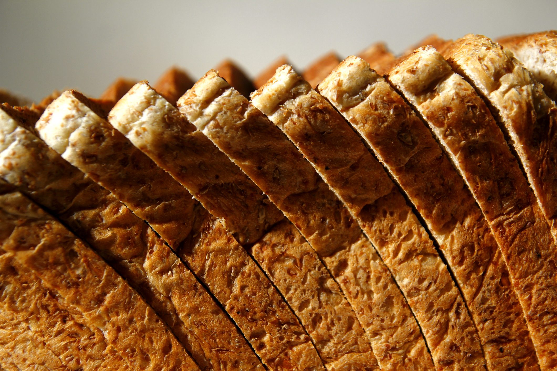 Close-Up Of Bread Slices