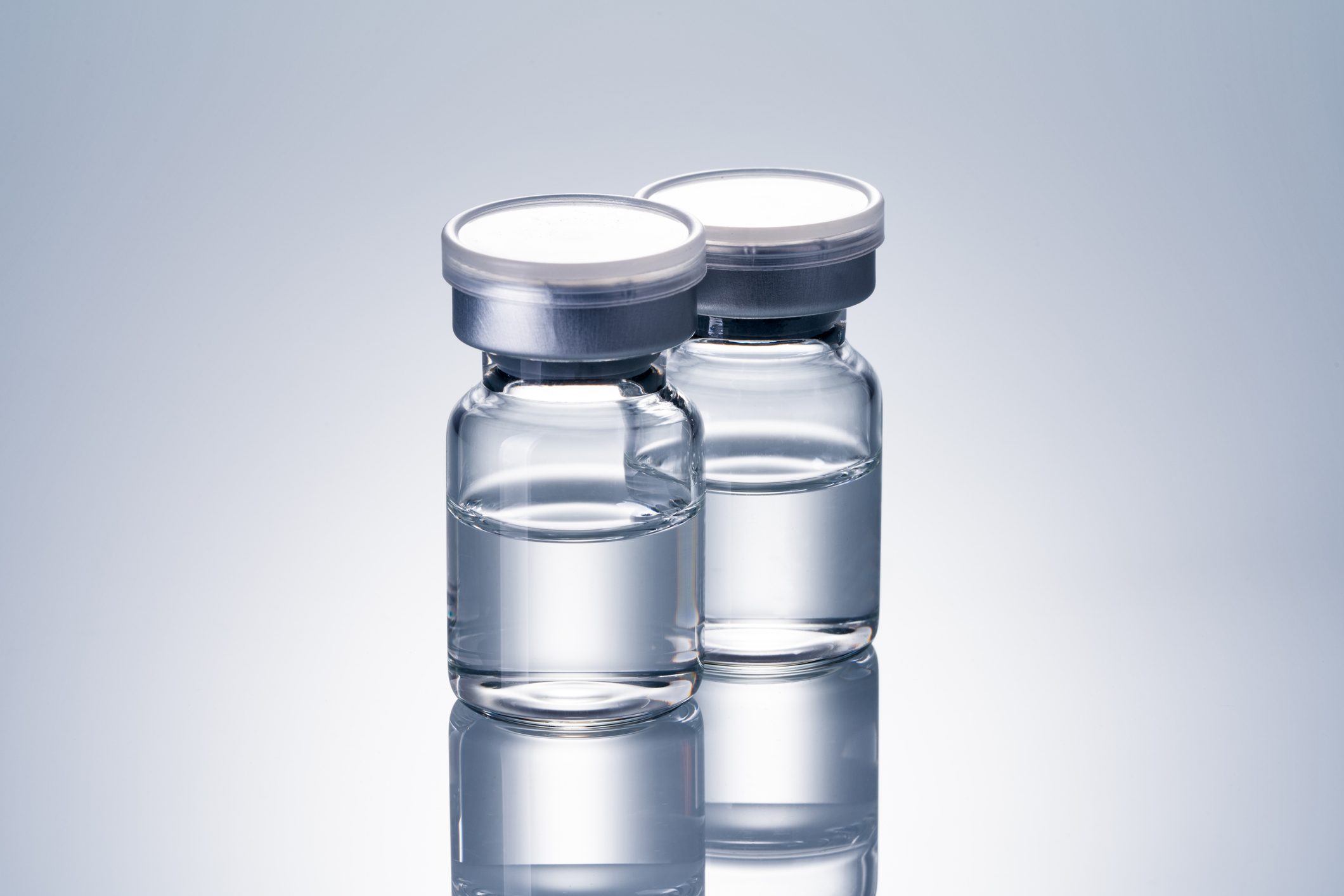 Sealed Medical Vial Bottles